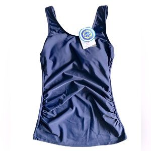 Tankini Top w/Ruching